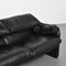 Maralunga Leather Sofa by Vico Magistretti for Cassina, 1970s, Image 3