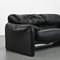 Maralunga Ledersofa von Vico Magistretti für Cassina, 1970er 9