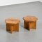 Low Stools by René Martin for Méribel France, 1970s, Set of 2, Image 3