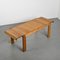 Ausziehbarer Tisch aus Ulmenholz von Maison Regain, 1980 5