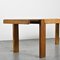 Ausziehbarer Tisch aus Ulmenholz von Maison Regain, 1980 4