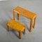 Desk and Pine Bench, 1970, Set of 2 4
