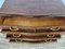 Briar Chest of Drawers with Brass and Decorated Plastic Handles, 1950s 17