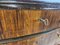 Briar Chest of Drawers with Brass and Decorated Plastic Handles, 1950s 19