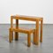 Desk and Pine Bench, 1970s, Set of 2, Image 1