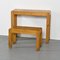 Bureau et Banc en Pin, 1970s, Set de 2 4