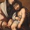 Italian Artist, Virgin & Child, 1720, Oil on Canvas, Framed 14