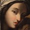 Artiste Italien, Vierge à l'Enfant, 1720, Huile sur Toile, Encadrée 11