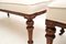 Antique Victorian Walnut Benches, 1880, Set of 2, Image 5