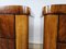 Art Deco Cubic Bedside Tables in Walnut, 1940, Set of 2 7