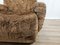 Vintage Chair in Brown Chenille, 1970 11