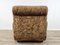 Vintage Chair in Brown Chenille, 1970 3