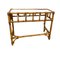 Vintage Spanish Bamboo Console Table 1