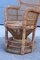 Italian Decorative Wicker and Bamboo Garden Chair, 1950s 12