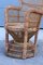 Italian Decorative Wicker and Bamboo Garden Chair, 1950s, Image 12