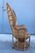 Italian Decorative Wicker and Bamboo Garden Chair, 1950s 8