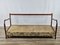 Sofá cama de haya con revestimiento de tela, 1950, Imagen 18