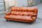 Cognac Leather Sofa from Insa, 1970s, Image 6