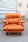 Cognac Leather Lounge Chair from Insa, 1970s, Image 6