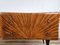 Mid-Century Four Drawer Sideboard with Decorated Glass Top, 1950 21