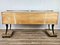 Mid-Century Four Drawer Sideboard with Decorated Glass Top, 1950 29