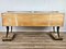 Mid-Century Four Drawer Sideboard with Decorated Glass Top, 1950, Image 29