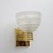 Art Deco Style Brass and Murano Glass Sconces from Venini, 1940, Set of 2 6