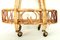 Wicker and Bamboo Bar Cart, 1970s, Image 7