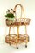 Wicker and Bamboo Bar Cart, 1970s, Image 8