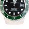 Reloj de pared Perpetual Submariner verde en negro de Rolex, Imagen 2