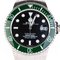 Perpetual Green Black Submariner Wall Clock from Rolex 3