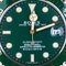Horloge Murale Submariner Perpetual Verte et Dorée de Rolex 3