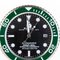 Horloge de Bureau Submariner Oyster Perpetual Verte de Rolex 2