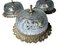 Mid-Century Ceiling Lamps, Set of 3, Image 4