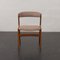 Teak Fire Chairs in New Wool Upholstery, Denmark, 1960s, Set of 4, Image 14