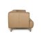 Beige Taupe Drei-Sitzer Ledersofa von Willi Schillig 5