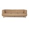 Leather Three-Seater Beige Taupe Sofa from Willi Schillig 1