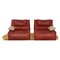 Motion Edit 3 Leather Two Seater in Red Brown from Koinor Free 1