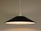 Mid-Century Black and White Lacquered Pendant Light, 1950s 2