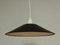 Mid-Century Black and White Lacquered Pendant Light, 1950s 7
