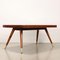 Vintage Beech Coffee Table with Burl Top, Italy, 1950s, Image 5