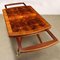 Vintage Beech Coffee Table with Burl Top, Italy, 1950s, Image 1