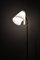 Lámpara de pie de metal lacado en negro, años 50, Imagen 5