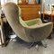 Mid-Century Statesman Swivel Egg Chair and Pouf by Parker Knoll, 1970s, Set of 2 8