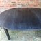 Danish Black Lacquered Wooden Dining Table, 1980s 20