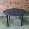 Danish Black Lacquered Wooden Dining Table, 1980s 14