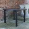 Danish Black Lacquered Wooden Dining Table, 1980s, Image 7