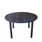 Danish Black Lacquered Wooden Dining Table, 1980s, Image 1