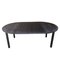 Danish Black Lacquered Wooden Dining Table, 1980s 3