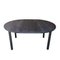 Danish Black Lacquered Wooden Dining Table, 1980s, Image 2
